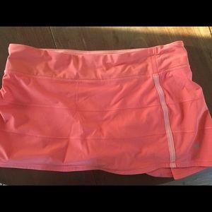 Lululemon Peach tennis skirt